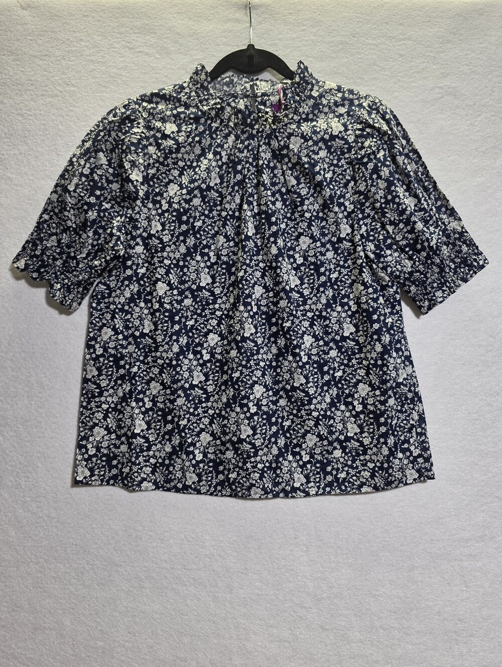 NWT J.CREW LIBERTY FLORAL TANA LAWN COTTON PUFF SLEEVE BLOUSE SZ M
